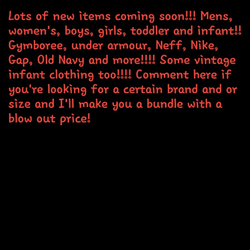 New item size/brand request list